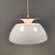 Lampe à suspension Holmegaard, modèle Jutlandia, par Jørgen Høj au Danemark 1974