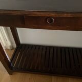 Full wood console wenge color