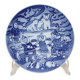 Royal Copenhagen blue porcelain Christmas plate for children 2005