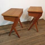 Scandinavian bedside tables