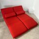 Canapé convertible 360° Le Vele Video design italien Futura 2 places rouge