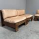 Mid-century brutalist lounge group, 1970s