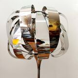 Space age chrome metal lamp
