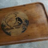 Art Deco marquetry side table