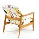 Fauteuil WR à motifs coloré