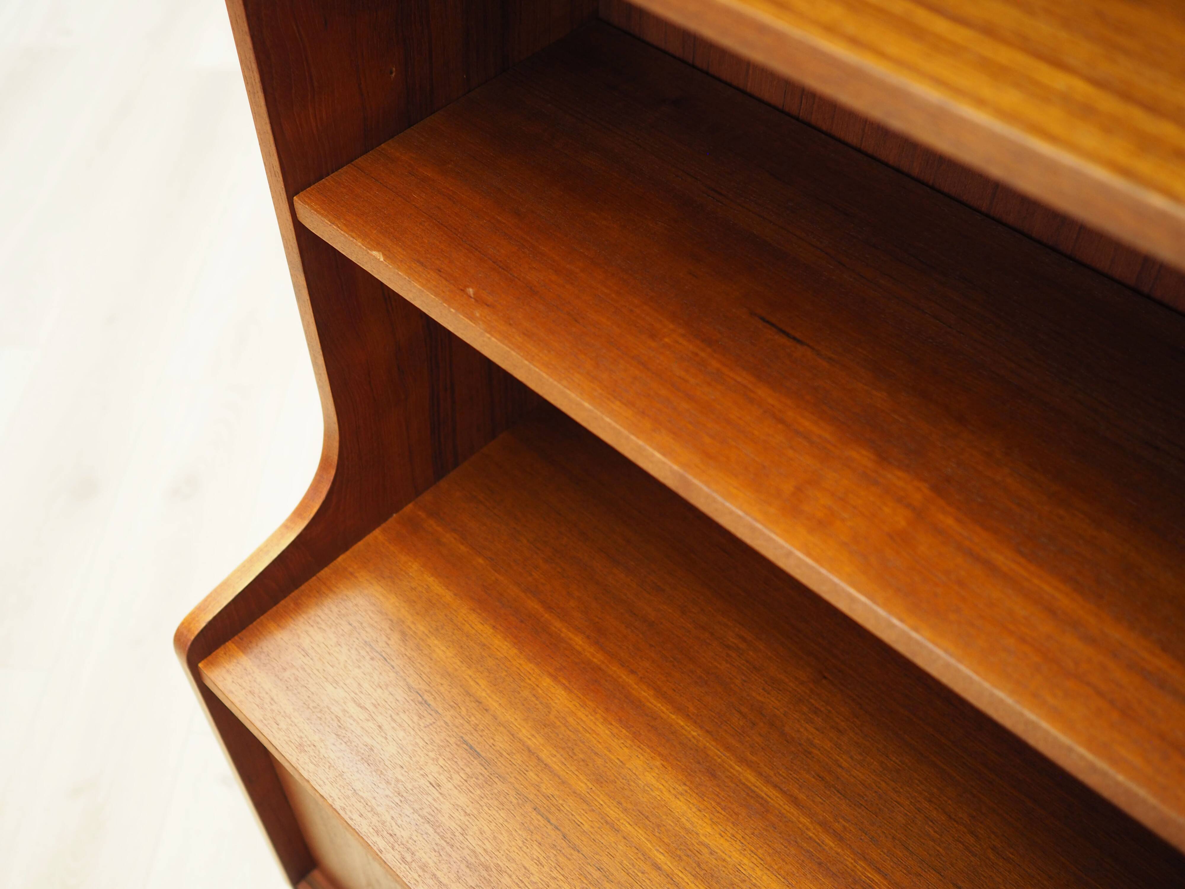 Teak bookcase, Danish design, 1970s, production: Denmark