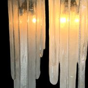 Paire d'appliques " dites cascade de murano " par carlo nason pour mazzega