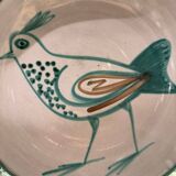 Plate signed Picault