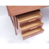 Bureau vintage scandinave en teck danois années 60