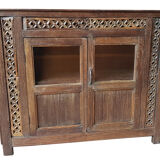 Ancien buffet tribal en teck birman