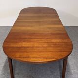 Oval extendable teak table by Nils Jonsson for Troeds 50s/60s