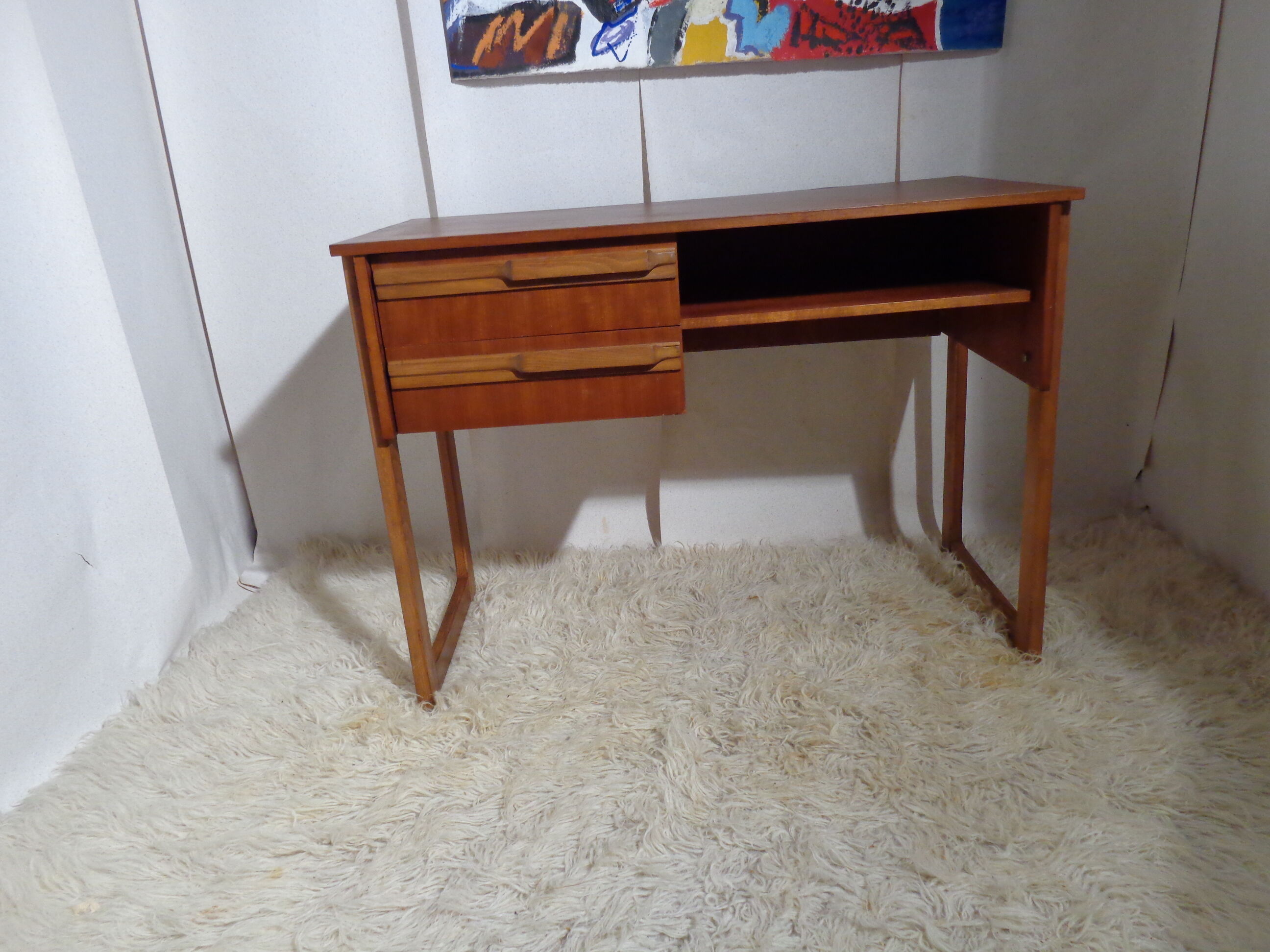 Vintage office from the 50s foot sled teak