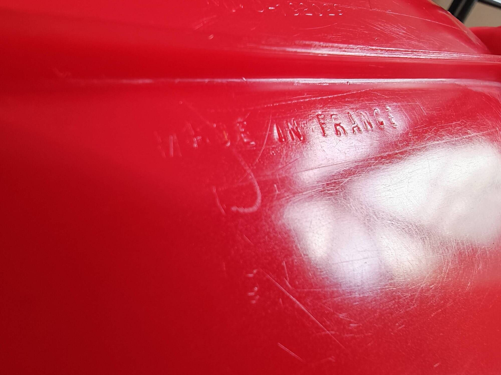 Pair of Vintage Space Age Red Armchairs 1970