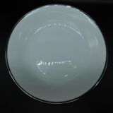 12 hollow plates Winterling Marktleuthen Bavaria White and silver