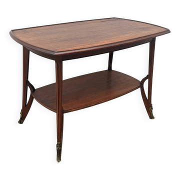 Art Nouveau side table by Louis Majorelle in walnut, France 1900