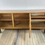 Massive oiled elm enfilade maison regain 1970