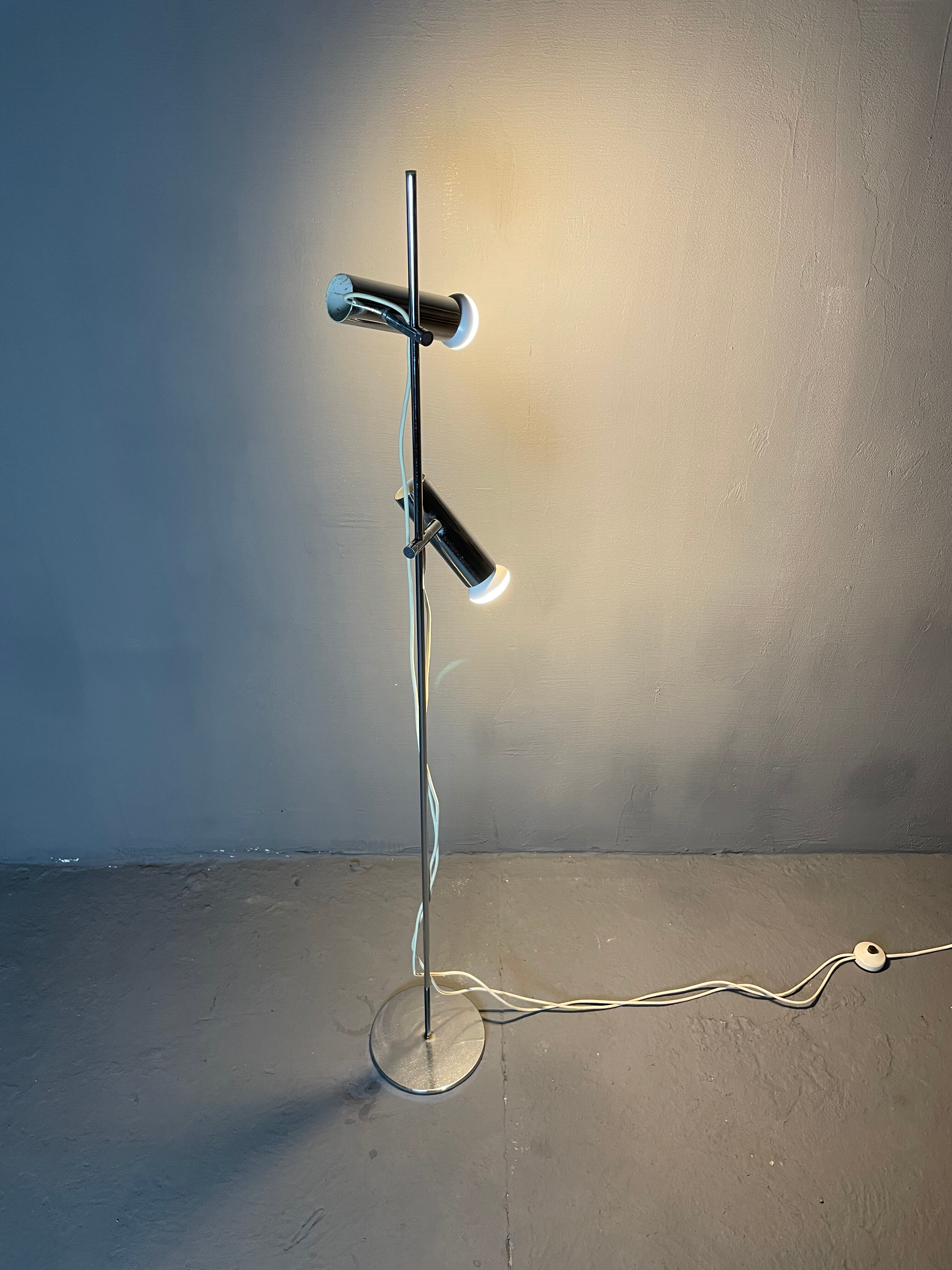 Floor lamp 70s, 2 fires