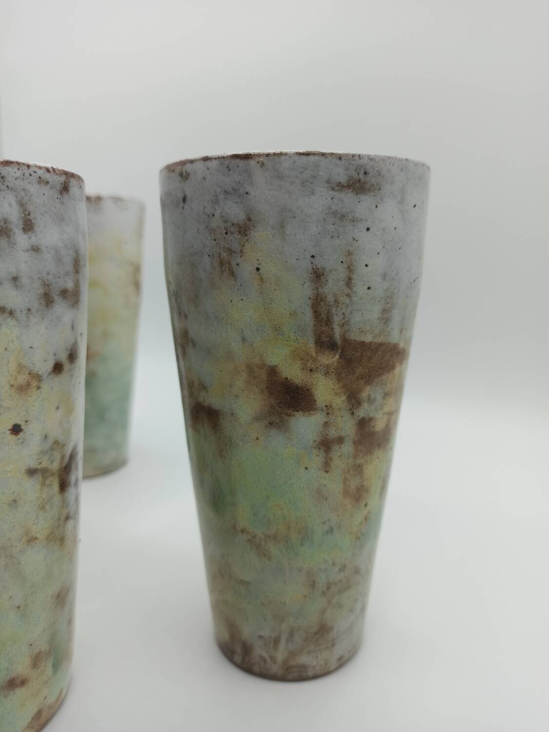 Vintage ceramic cups - Alexandre Kostanda - Vallauris