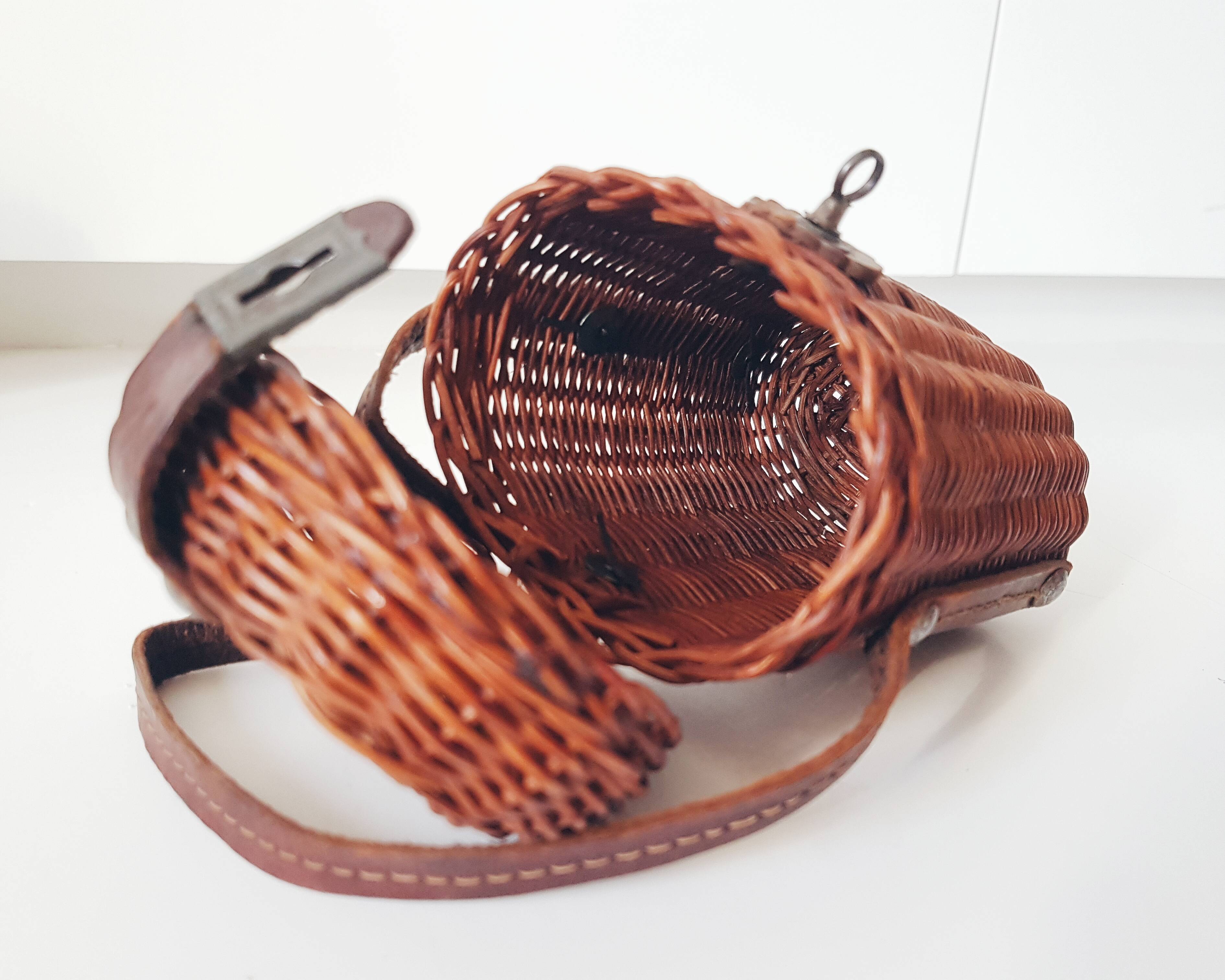 Wicker case for Minaudière glass