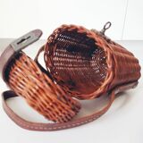 Wicker case for Minaudière glass