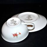 CPN, Vintage porcelain flower cup - Luxury Porcelain La Compagnie Nationale de Porcelaine