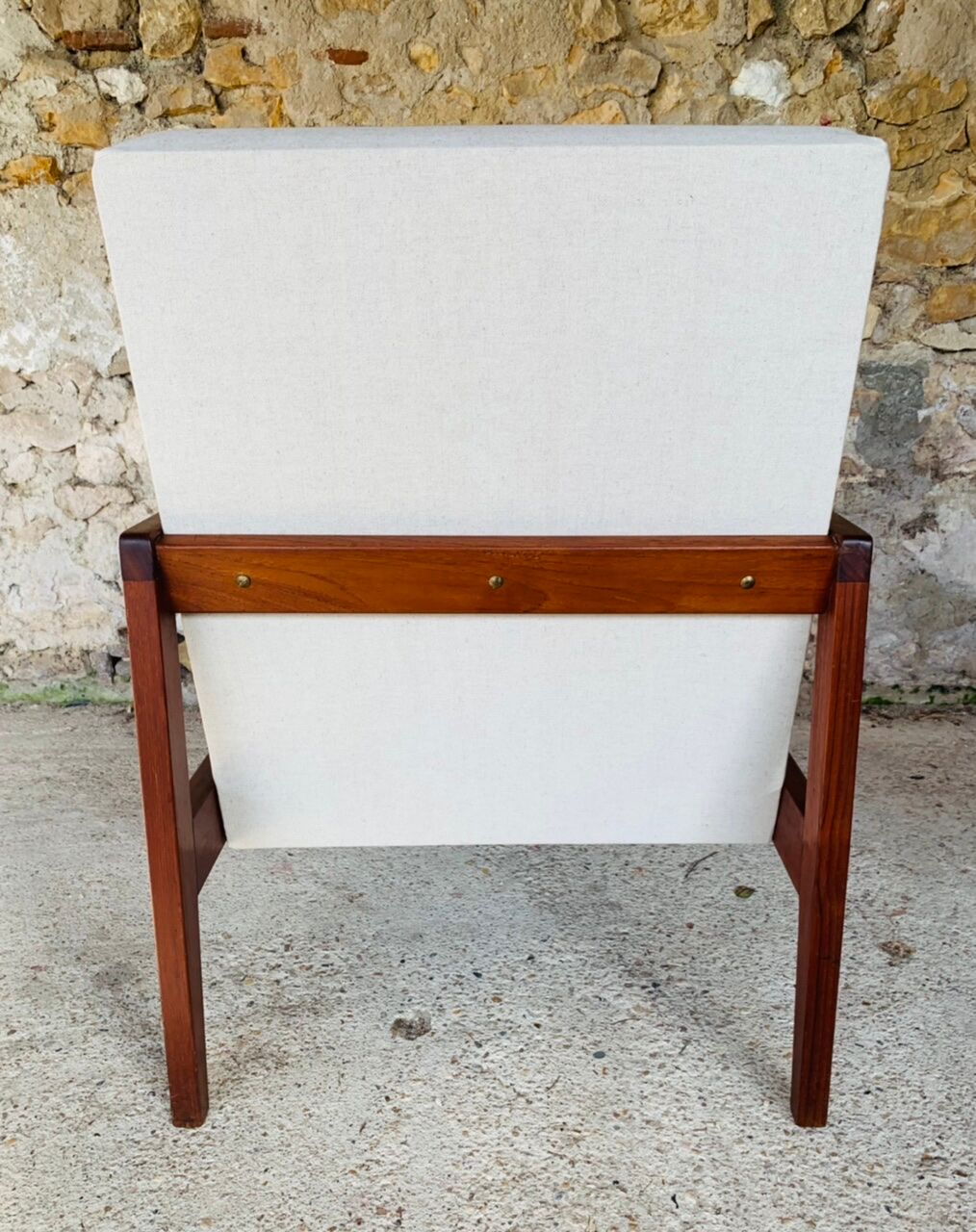 Vintage Scandinavian Teak Armchair, Circa 60's