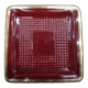Saint Clément burgundy pocket emptier with gold trim