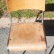 Vintage chair made of tube and wood