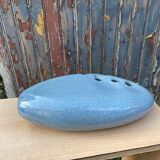 Pique glass flowers, hick double glass paste in the shape of a pebble