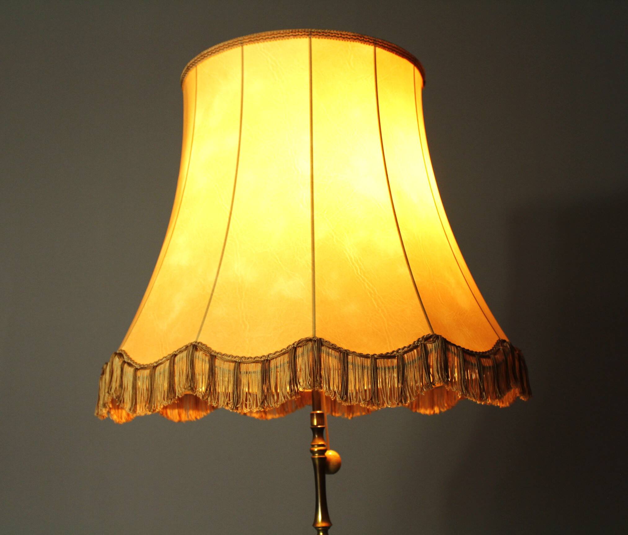 Large, Old World Brass Lamp, Germany 1950s
