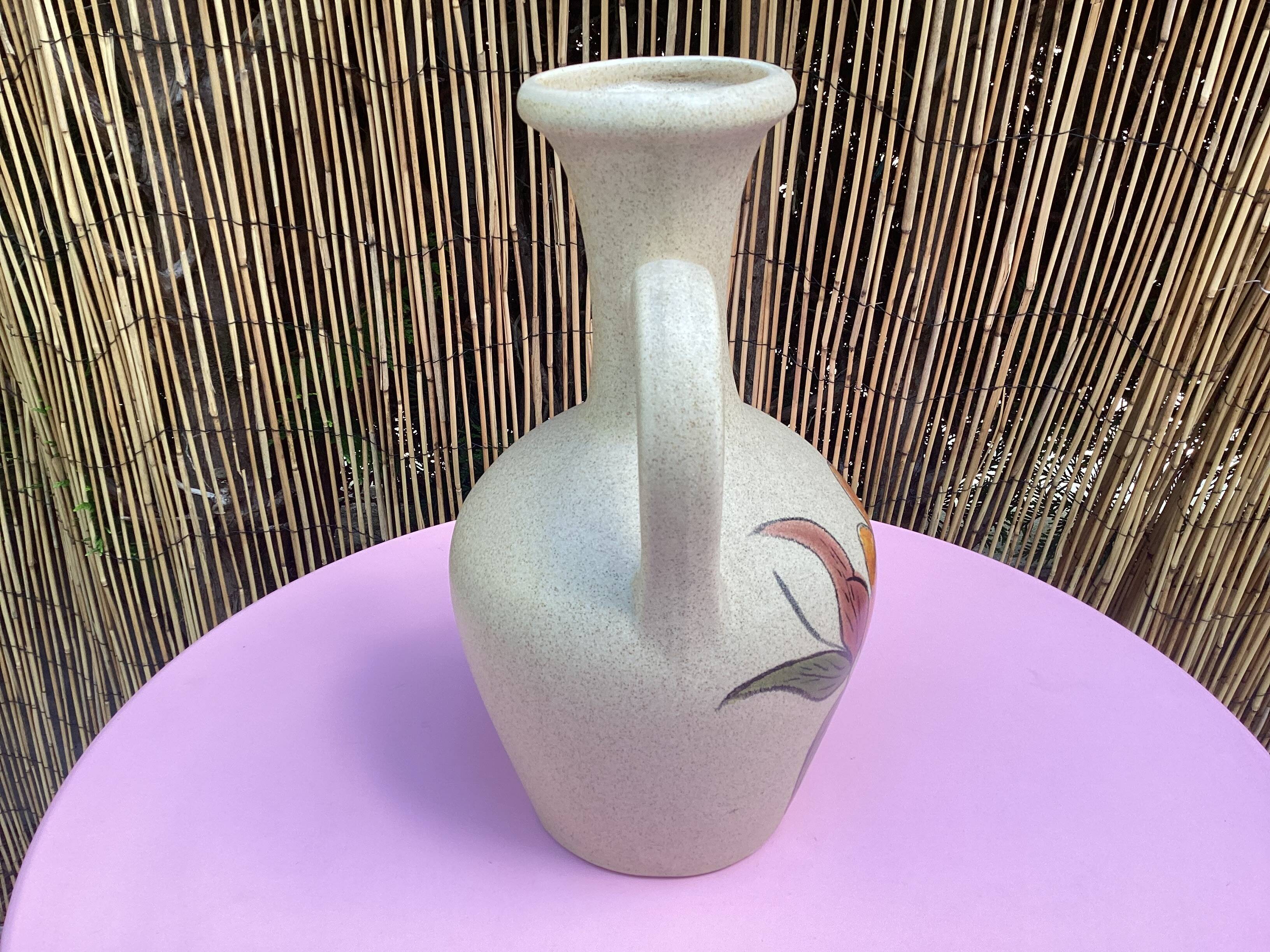 Vintage ceramic vase from Lezignan