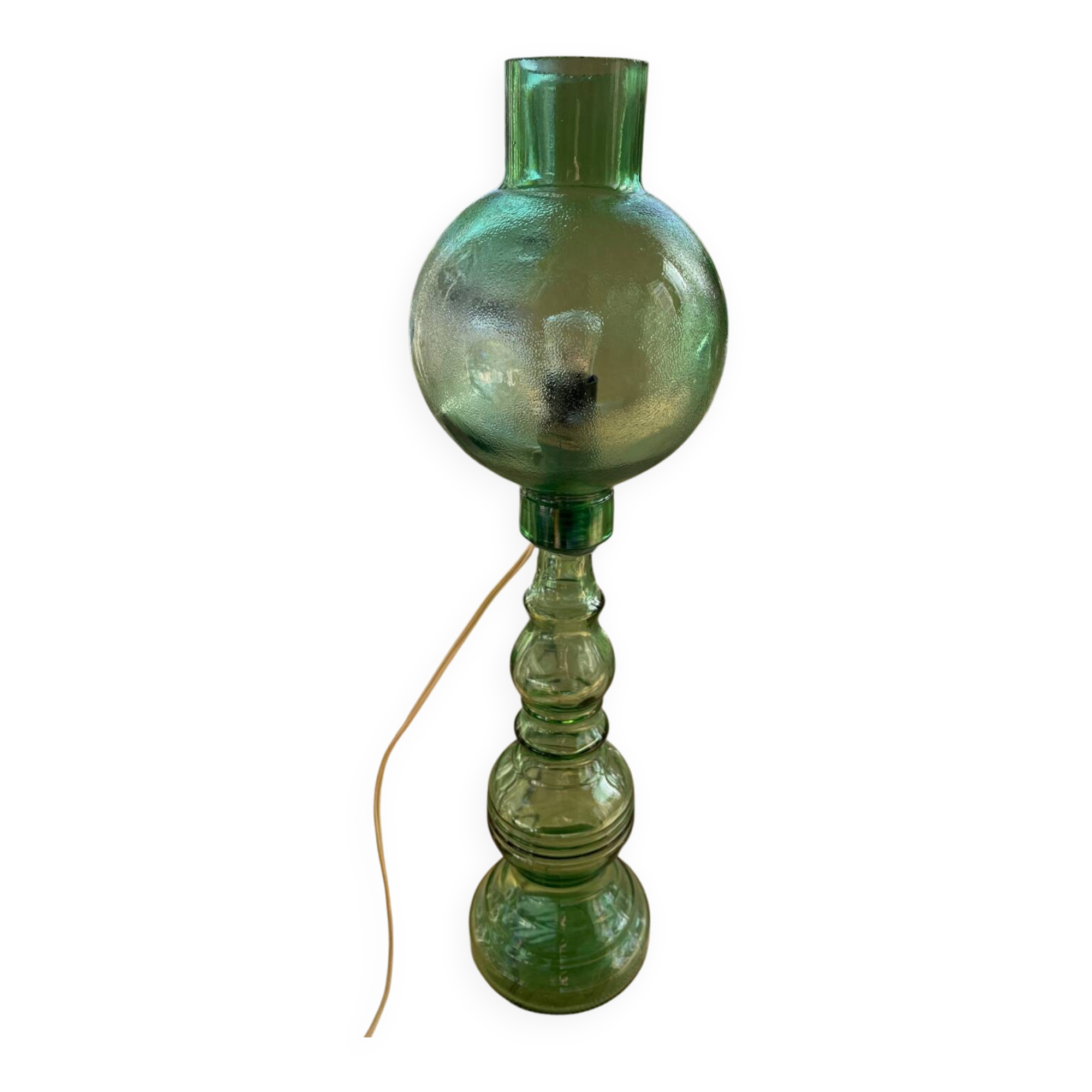 Spectacular Italian glass lamp