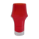 Red coloured glass vase Riihimaki Finland
