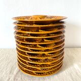 Vintage ceramic oyster plates x 12