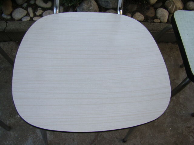Set chair stools formica vintage 60