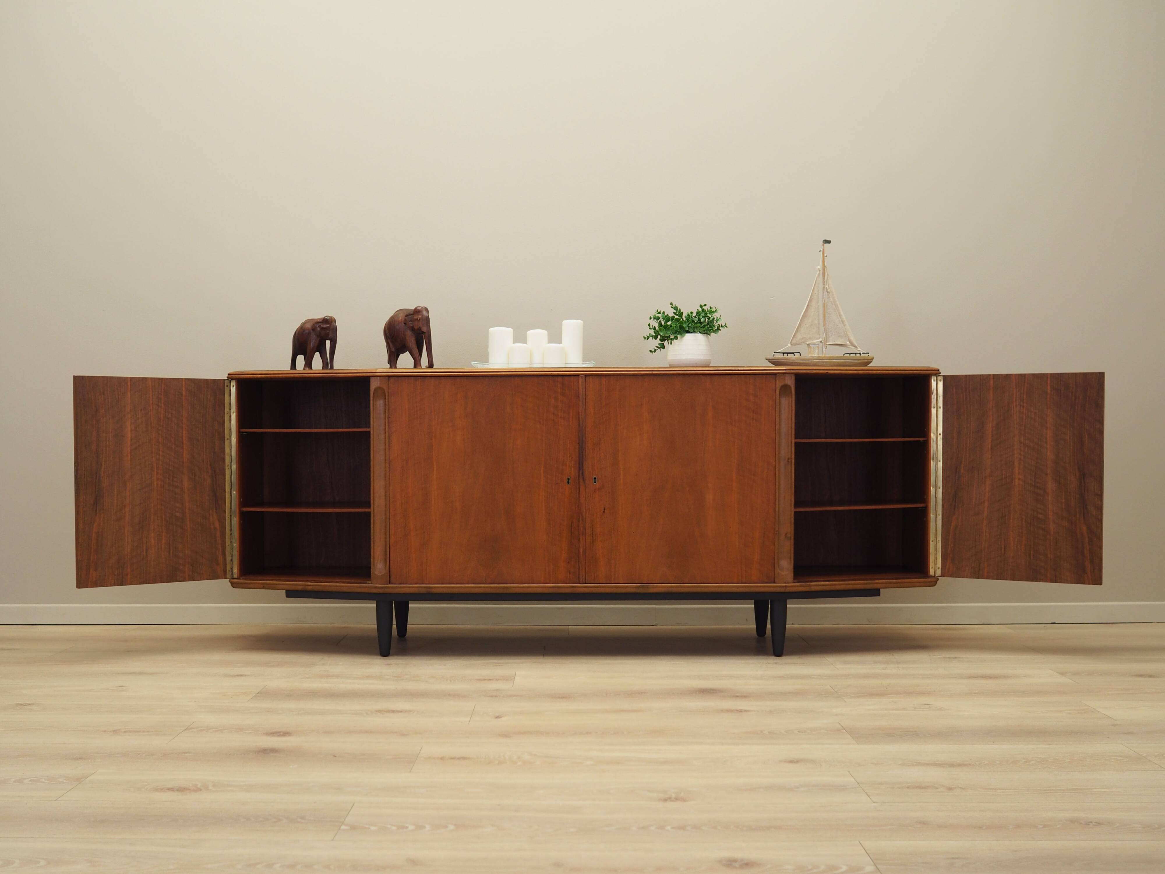 Walnut sideboard, Danish design, 1960s, production: Denmark