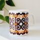 6 mug Staffordshire Potterie England