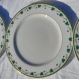 6 flat plates in Limoges porcelain Guy Degrenne model Corynthe diam 26 5 cm never served