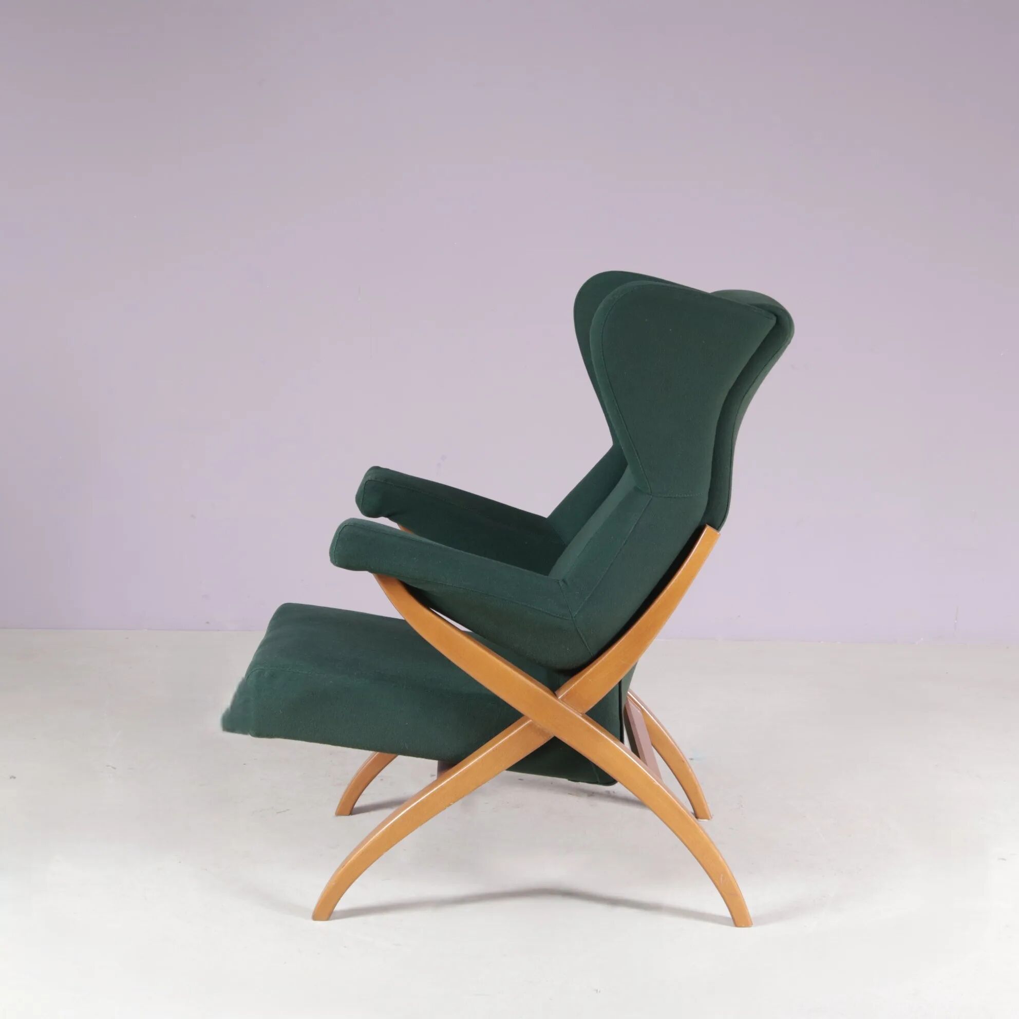 1980s Fiorenza high back easy chair by Franco Albini for Arflex Italy