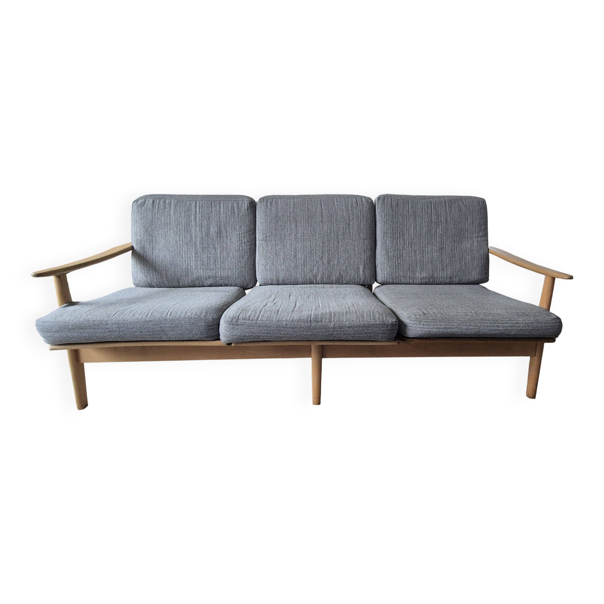 Magnifique ensemble de salon scandinave canapé et 2 fauteuils