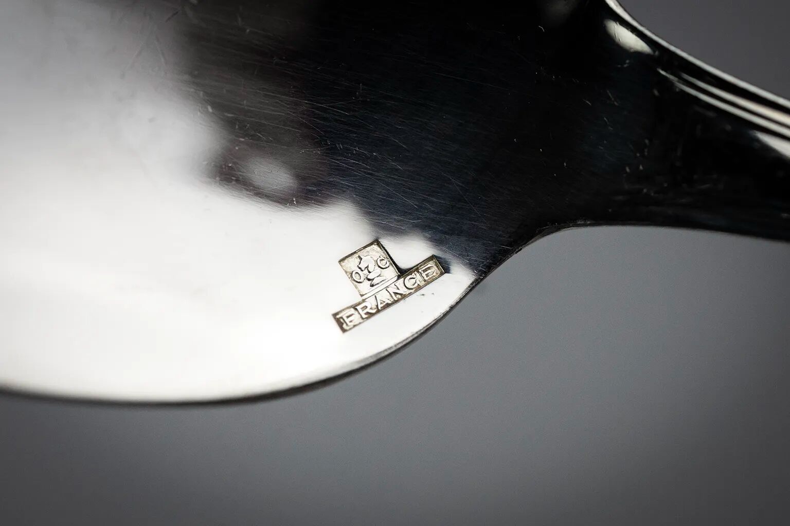 Christofle – 12 silver-plated coffee spoons Spatours in their case