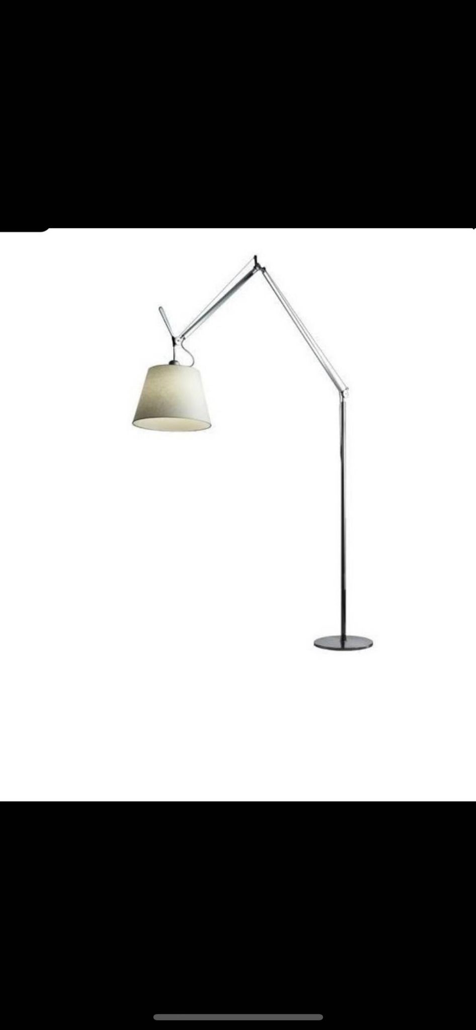 For sale: Tolomeo Mega floor lamp by Artemide in like-new condition.