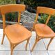 Pair of Thonet bistro chairs, 30-40s