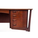 Teak Desk, designed by Svend Aage Madsen for H.P. Hansen, Denmark, 1960s