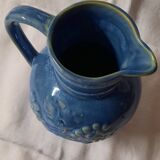 Blue pitcher