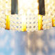 Vintage pendant chandelier by Emil Stejnar for Rupert Nikoll - Austria 1960's