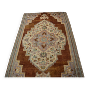 Turkish Oushak handmade rug sku 3568
