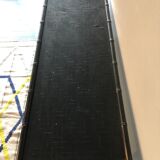 Vintage bamboo black shelf