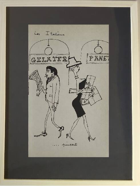 Daninos illustrations from 1962 “The Italians”