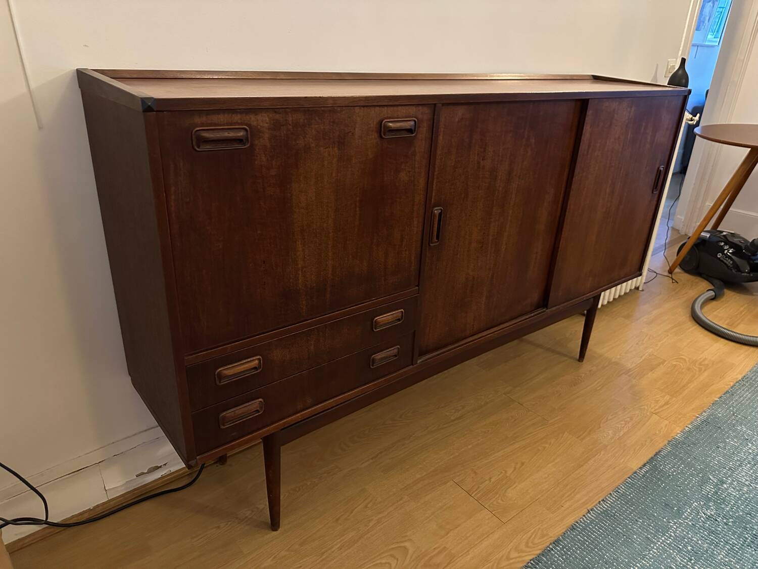 Enfilade en teck années 50 par Musterring